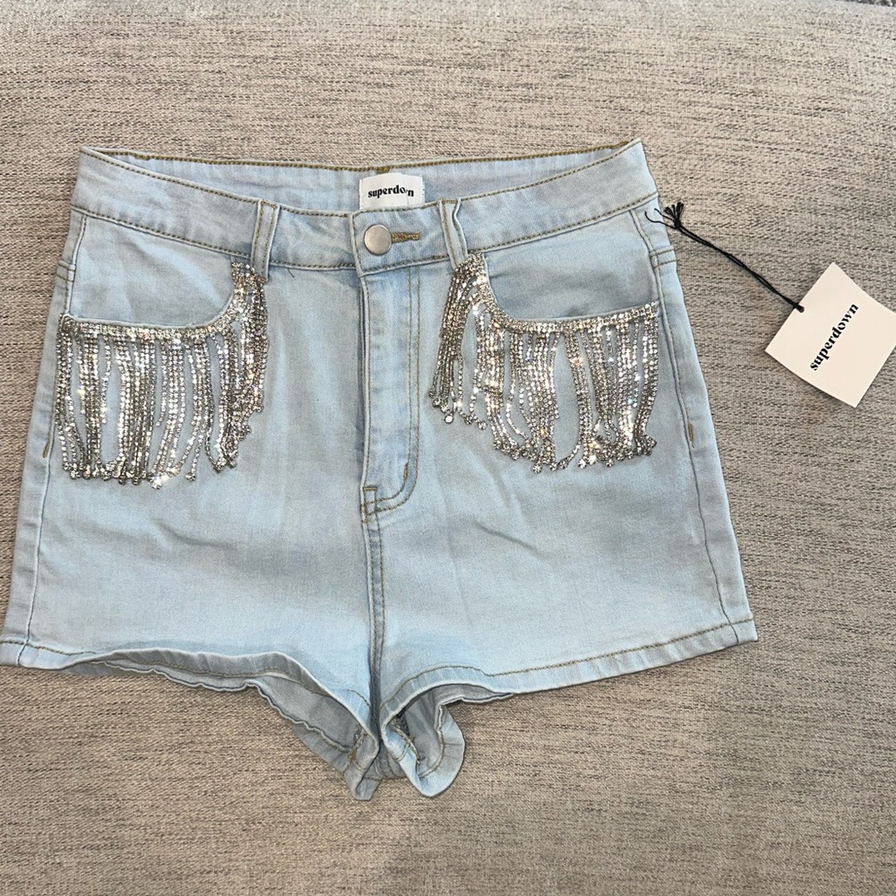 Superdown Daisy Rhinestone Shirts